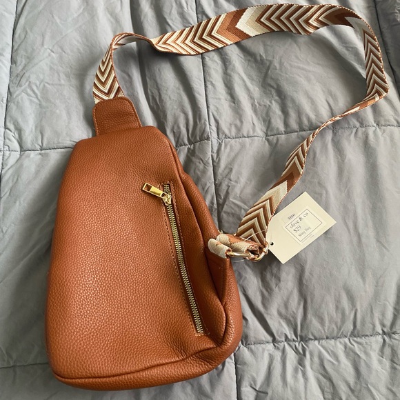 Brown Leather Crossbody Bag - Picture 2 of 2